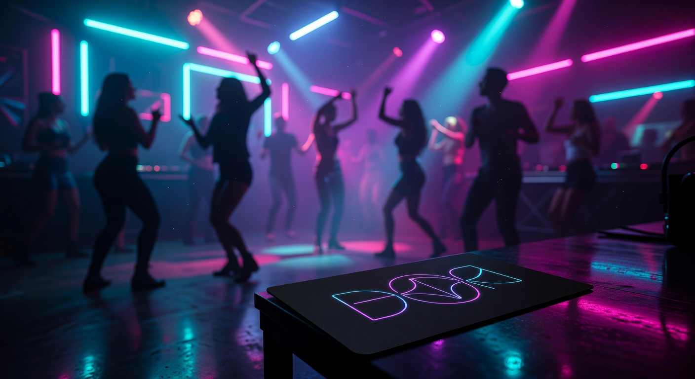 Nightclub neon lights